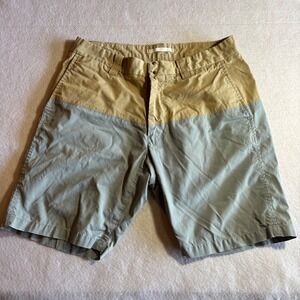 NANAMICA‎ Men's Two Tone Colorblock Shorts Size 34 Japan Designer Casual
